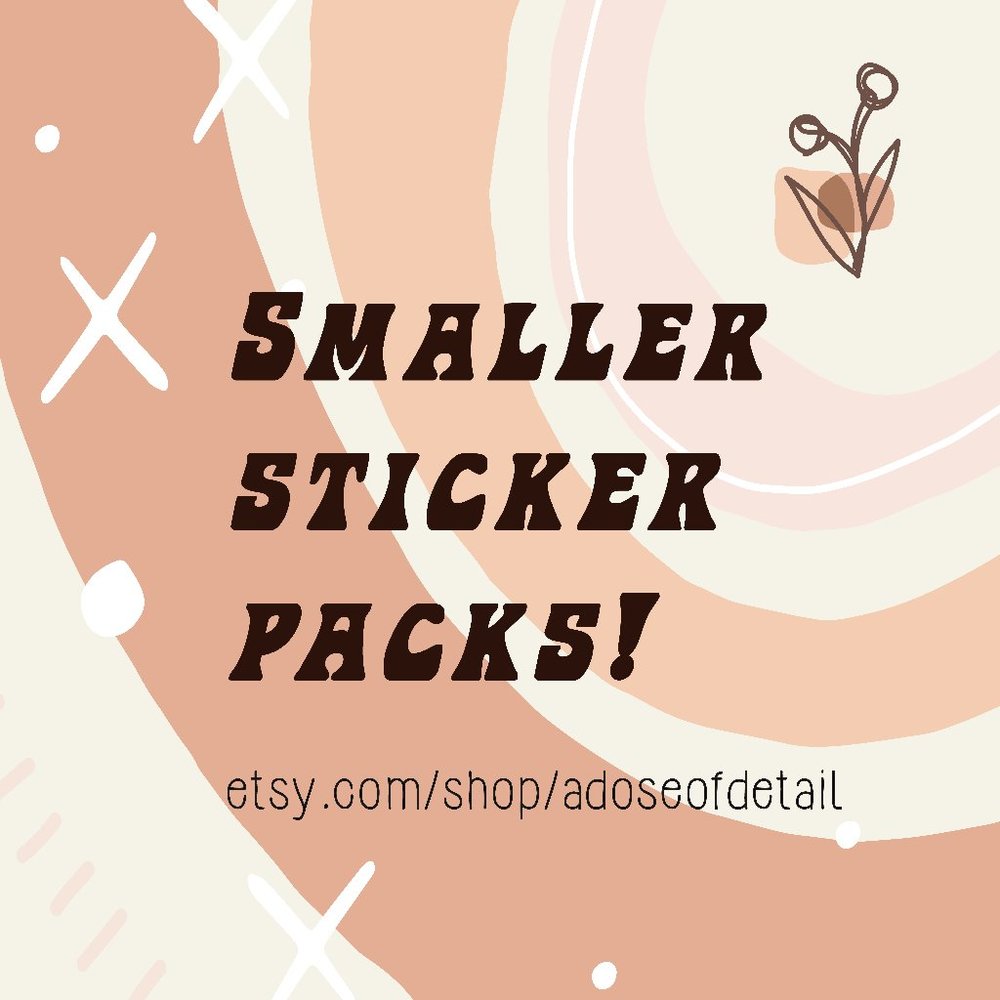Smaller Sticker Packs Reminder 🌈